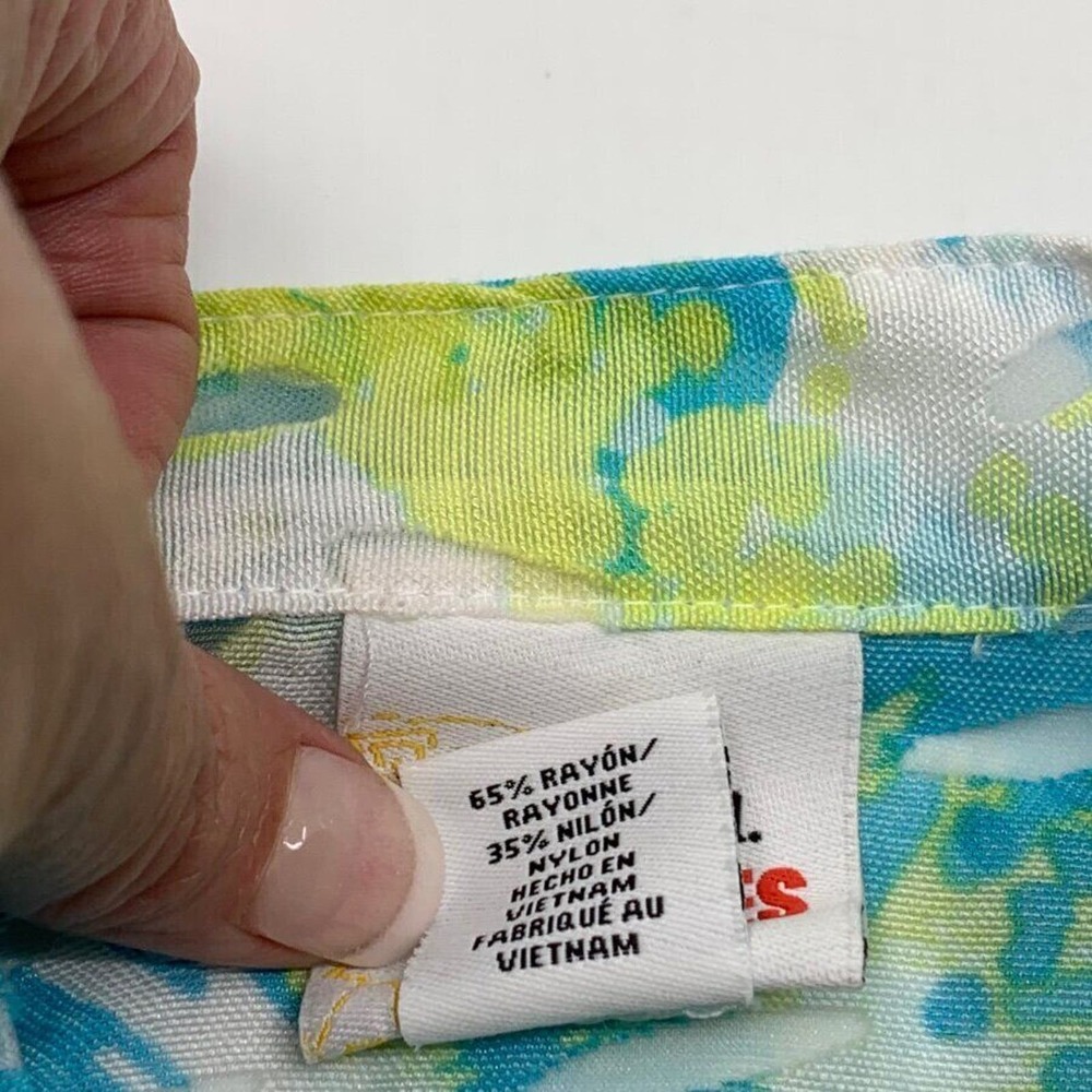 Ruby Rd Fav 3/4 Sleeve Button Front Burnout Shirt… - image 6